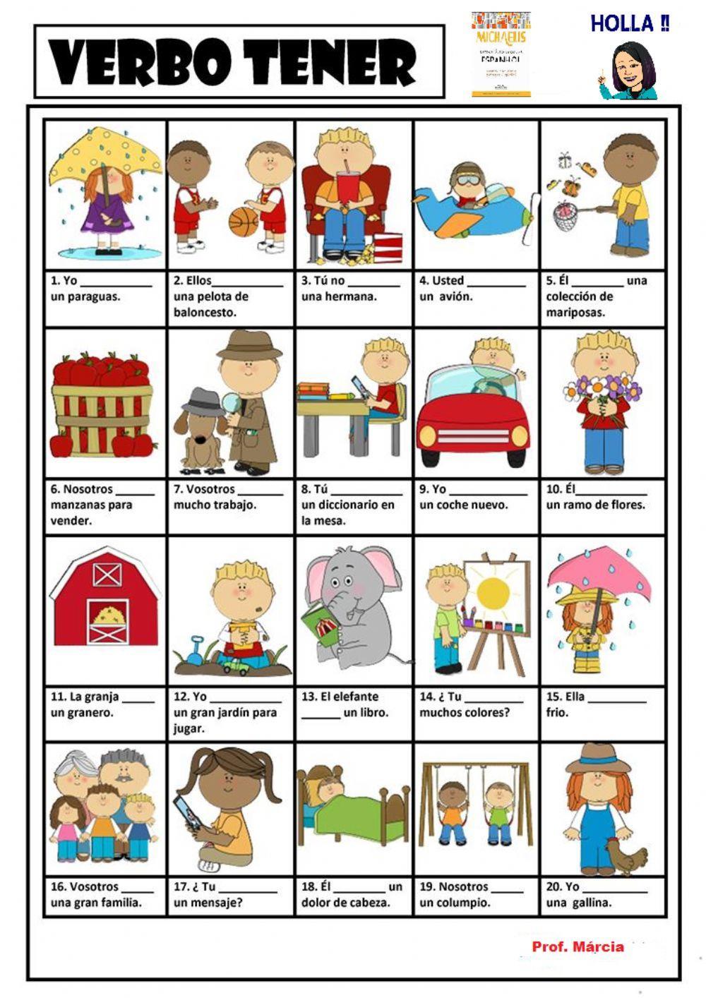 388538 Verbo Tener marcia kautzmann LiveWorksheets