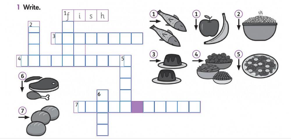 Crossword free online worksheet Live Worksheets