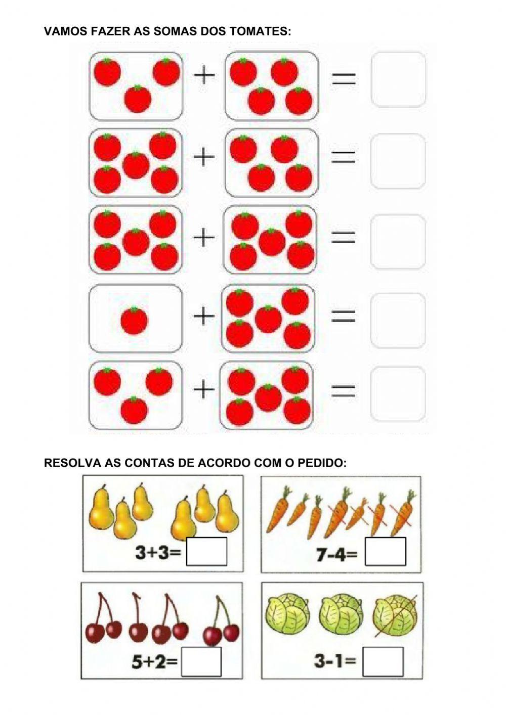 Matemática das frutas 2