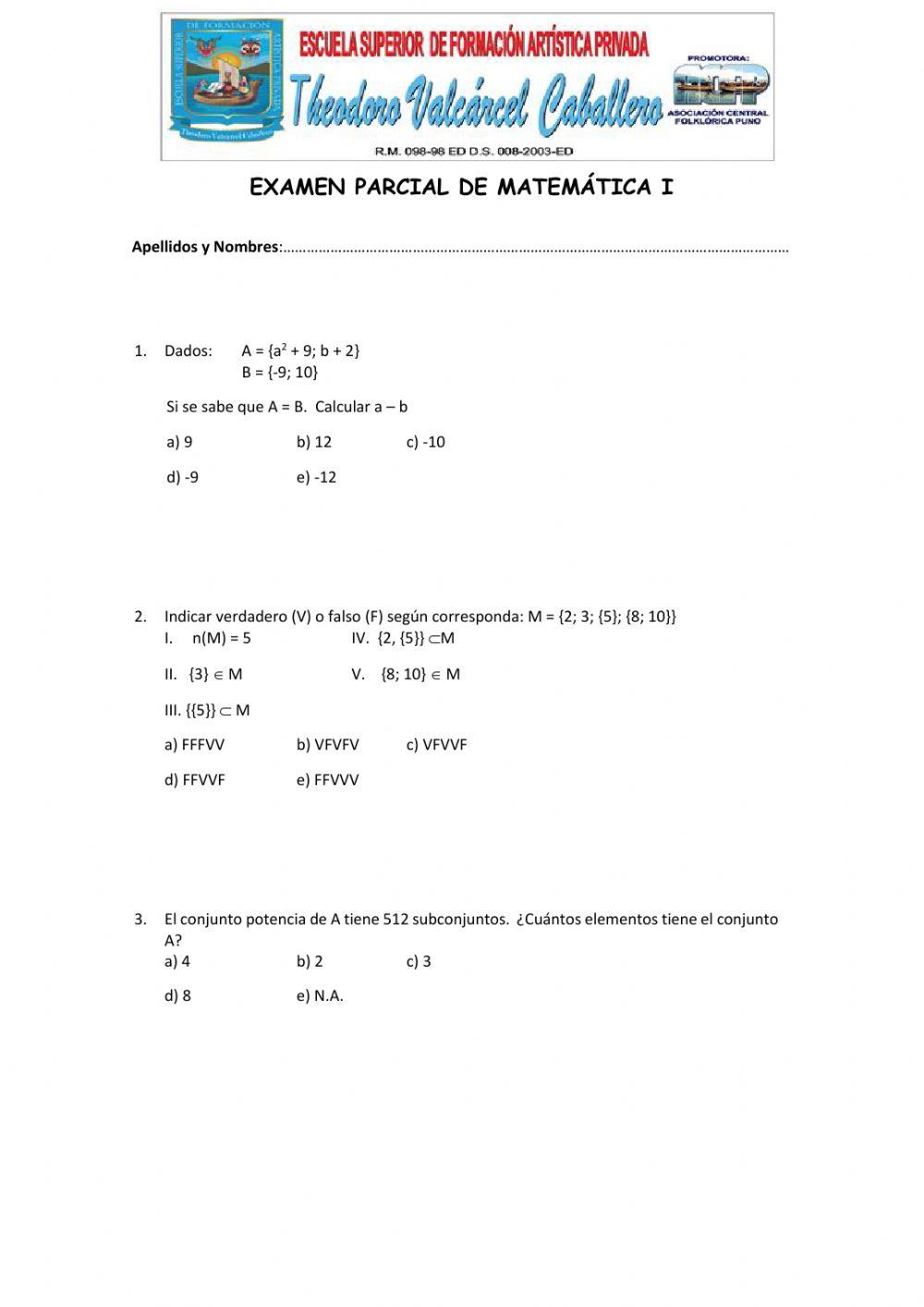 Operaciones  con conjuntos