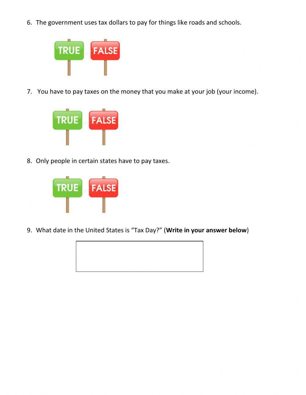 Independent Practice - Paying Taxes