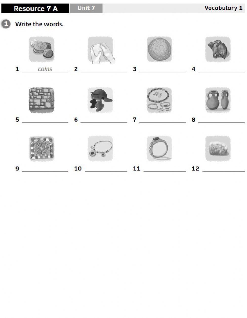 Roman times vocabulary