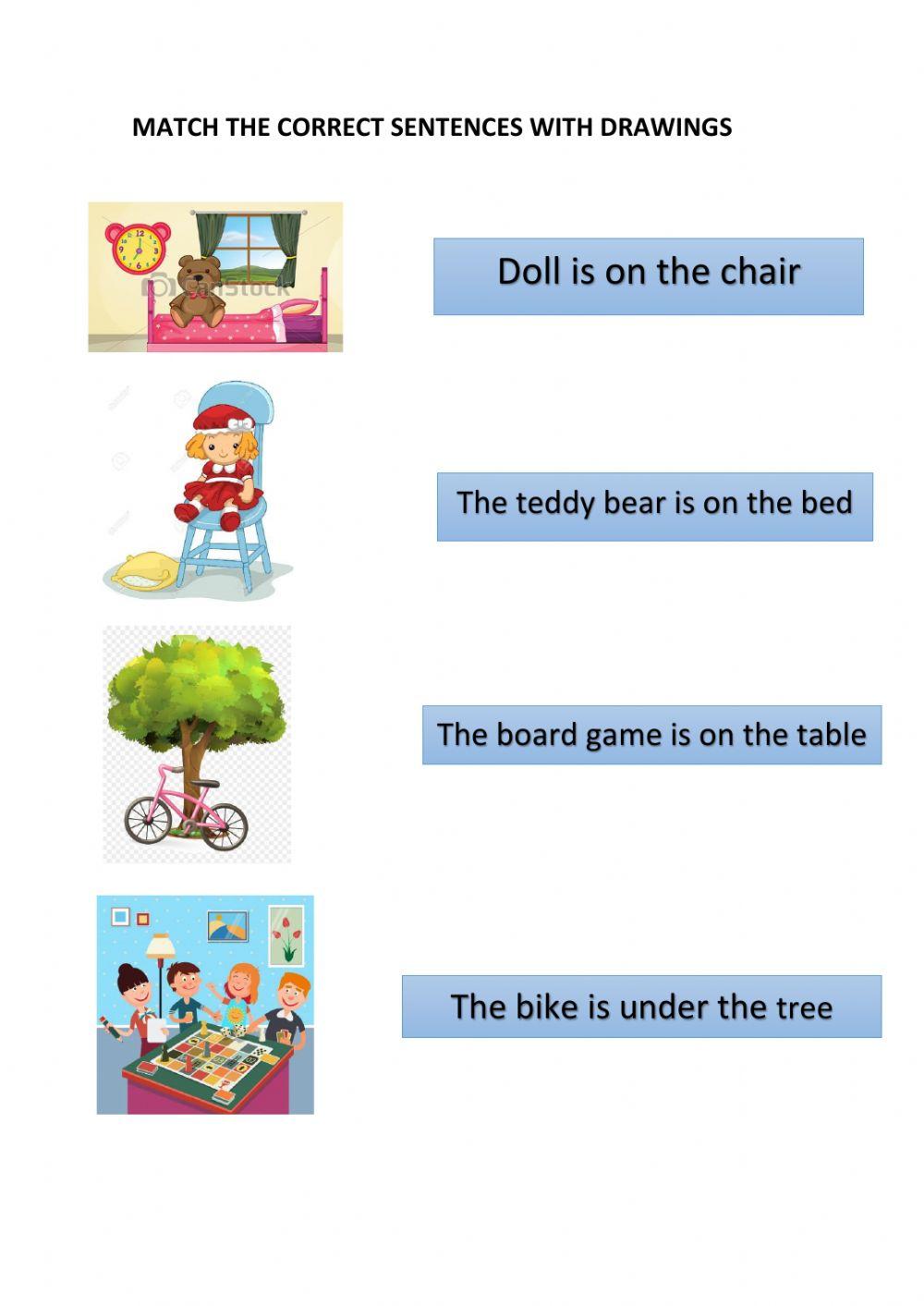 Prepositions of place