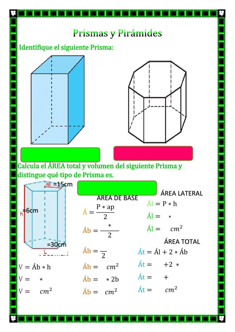 Prismas y Pirámides