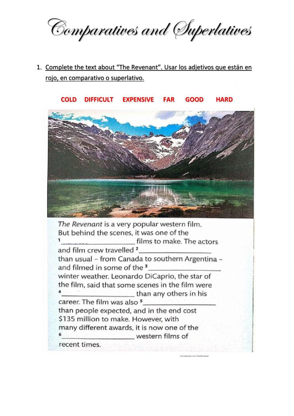 Superlatives and Comparatives