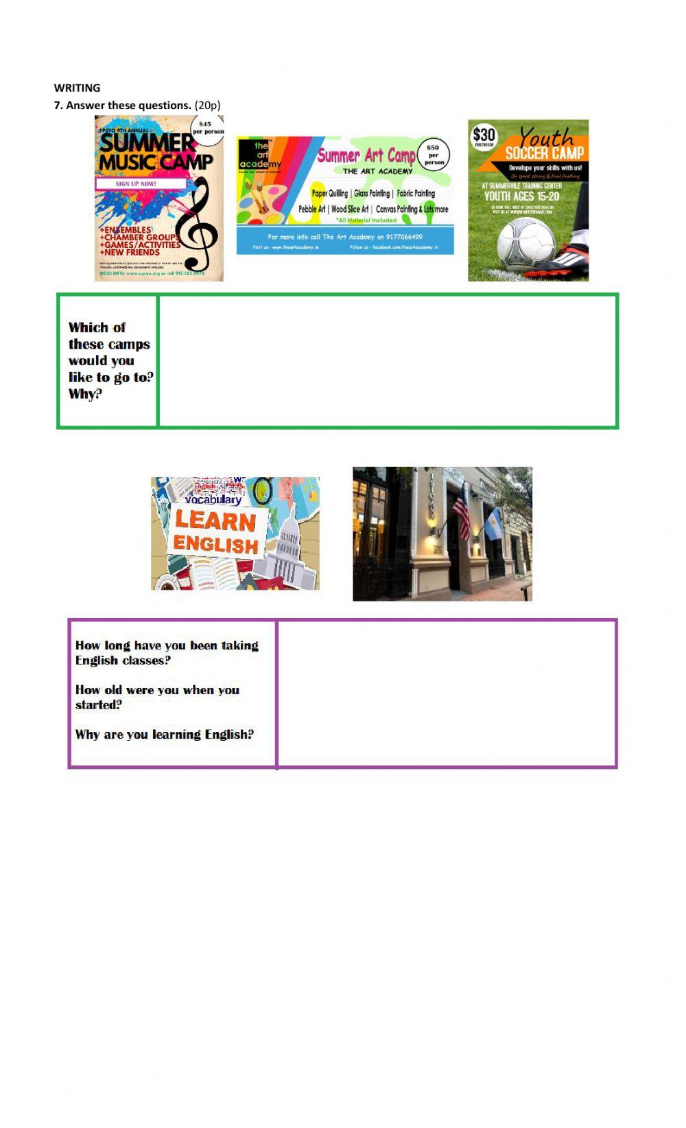 4th Intensive- Test 3