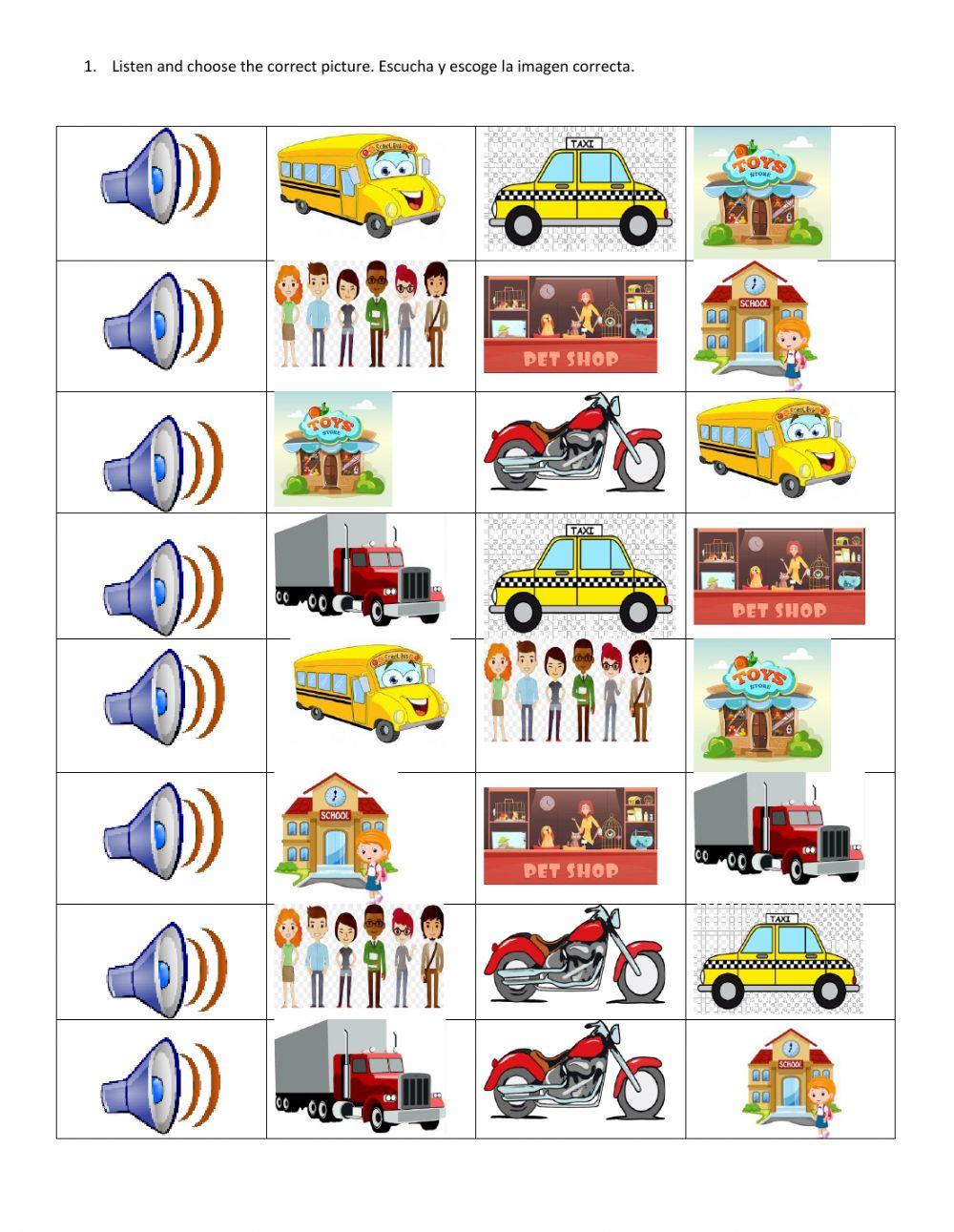 Places PreK worksheet Live Worksheets