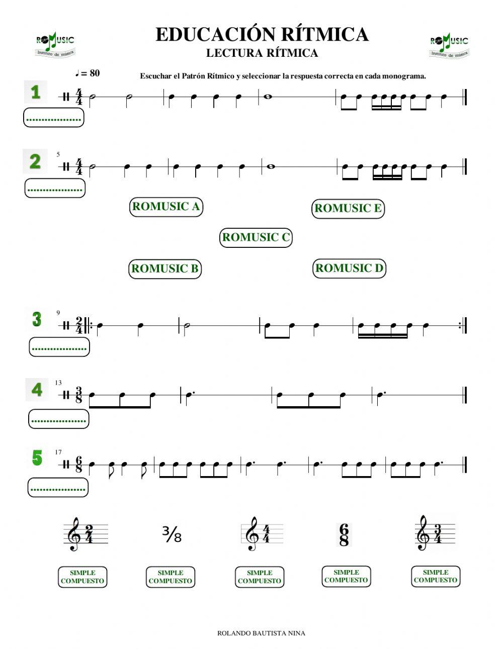 Educación Rítmica Rolo