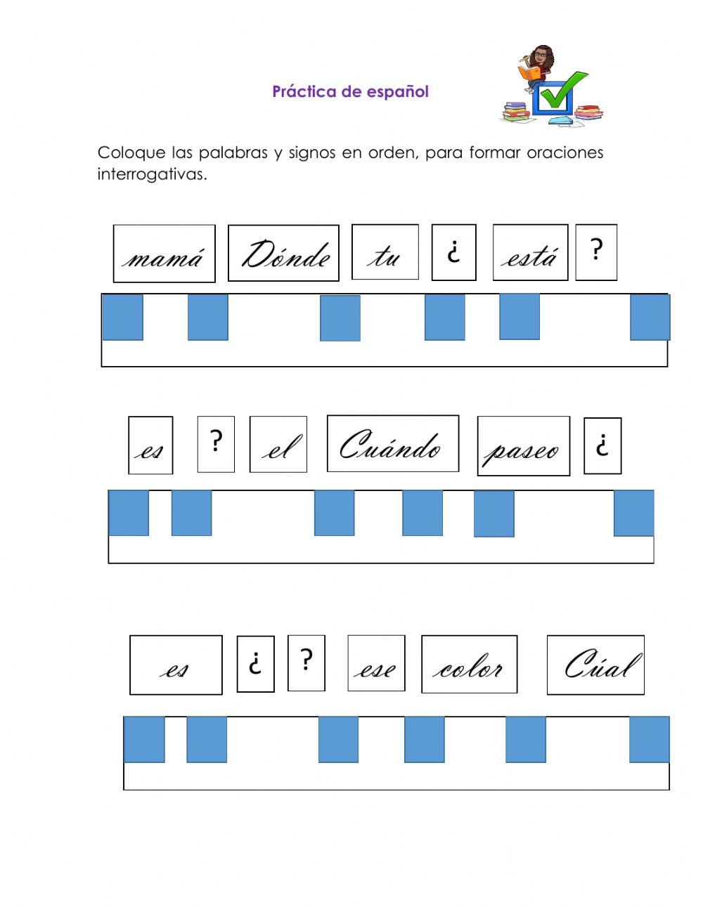 Oraciones interrogativas