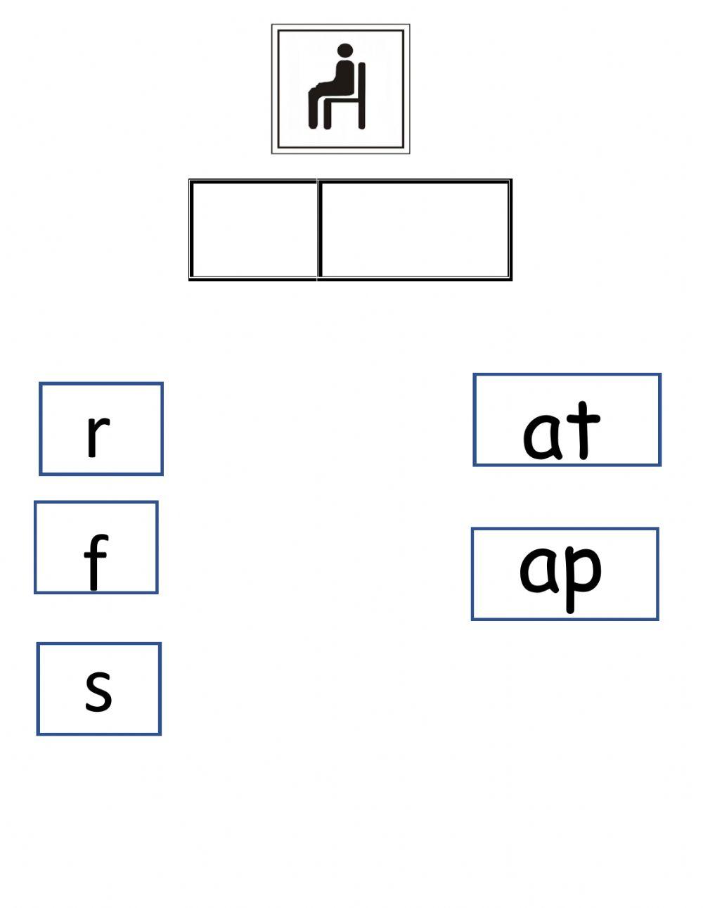 Onset and rime at and ap
