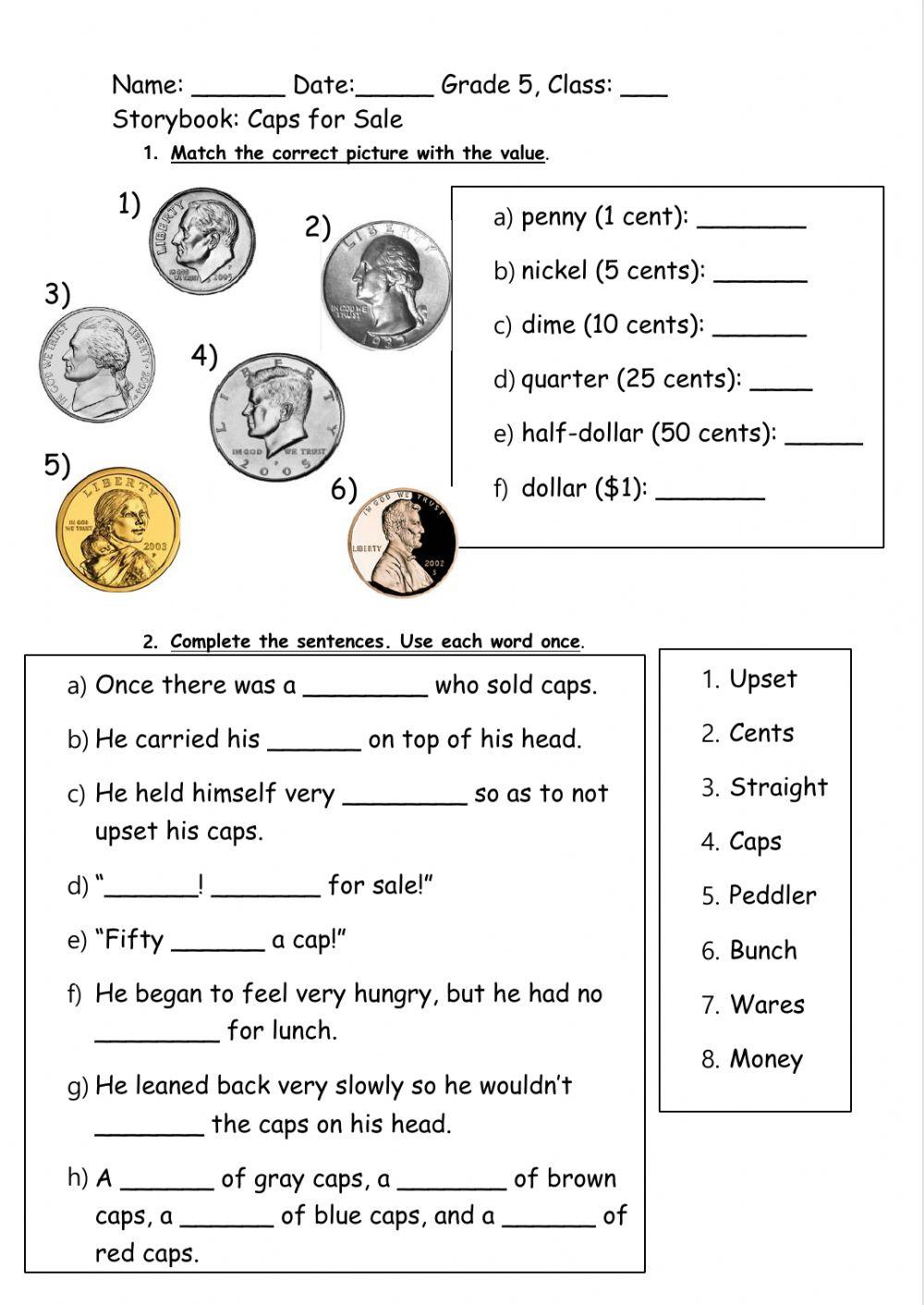 caps-for-sale-389697-shaynahan-live-worksheets