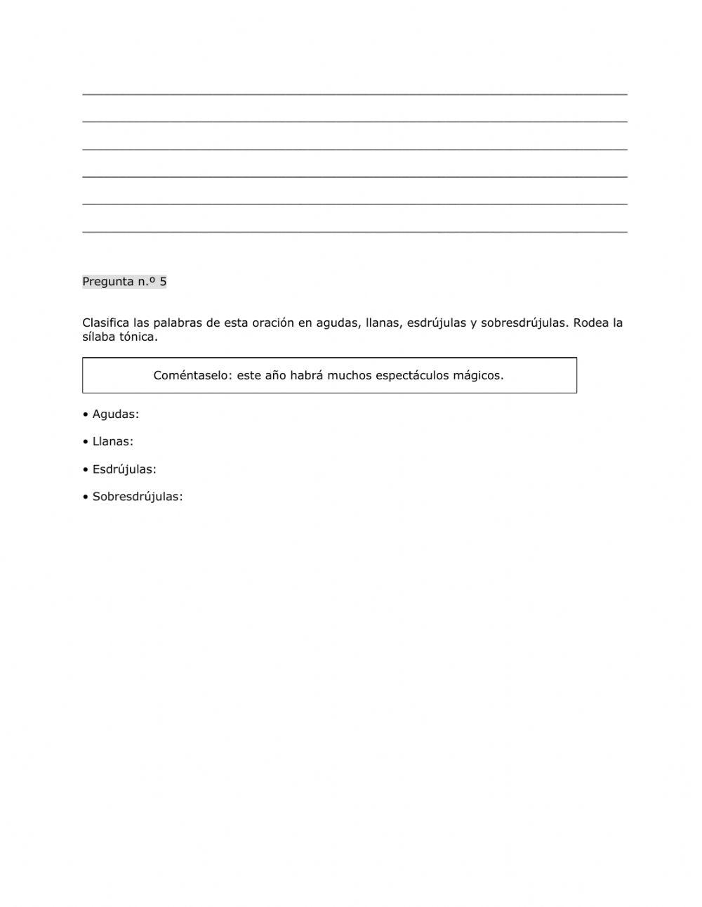 Unidad 1: En la punta de la lengua (lengua 5º) 