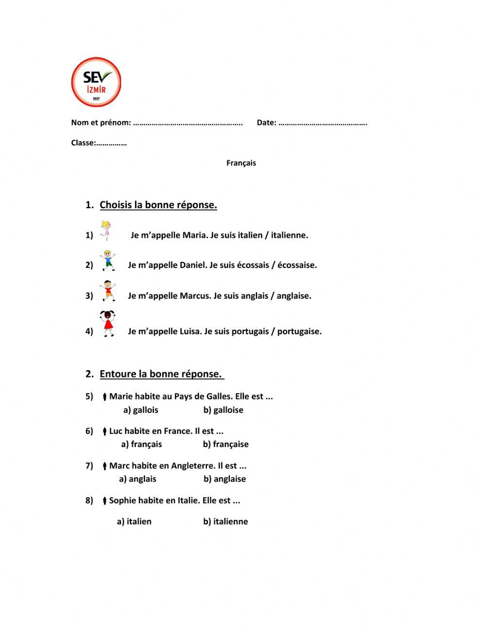 Les nationalités  3