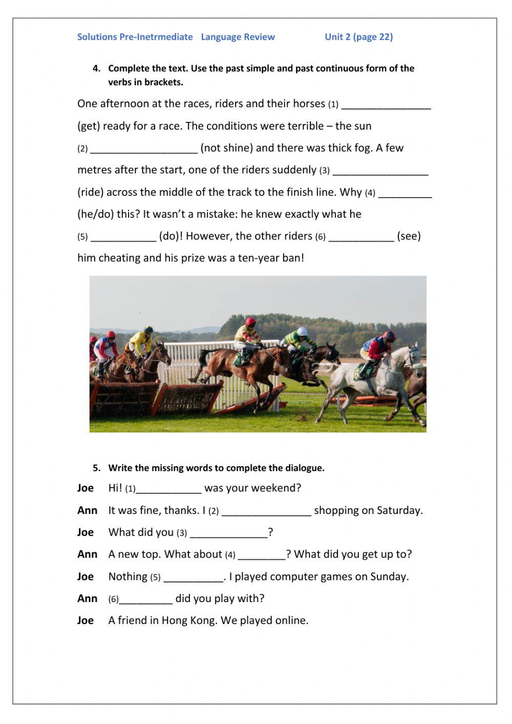 Language - skills review