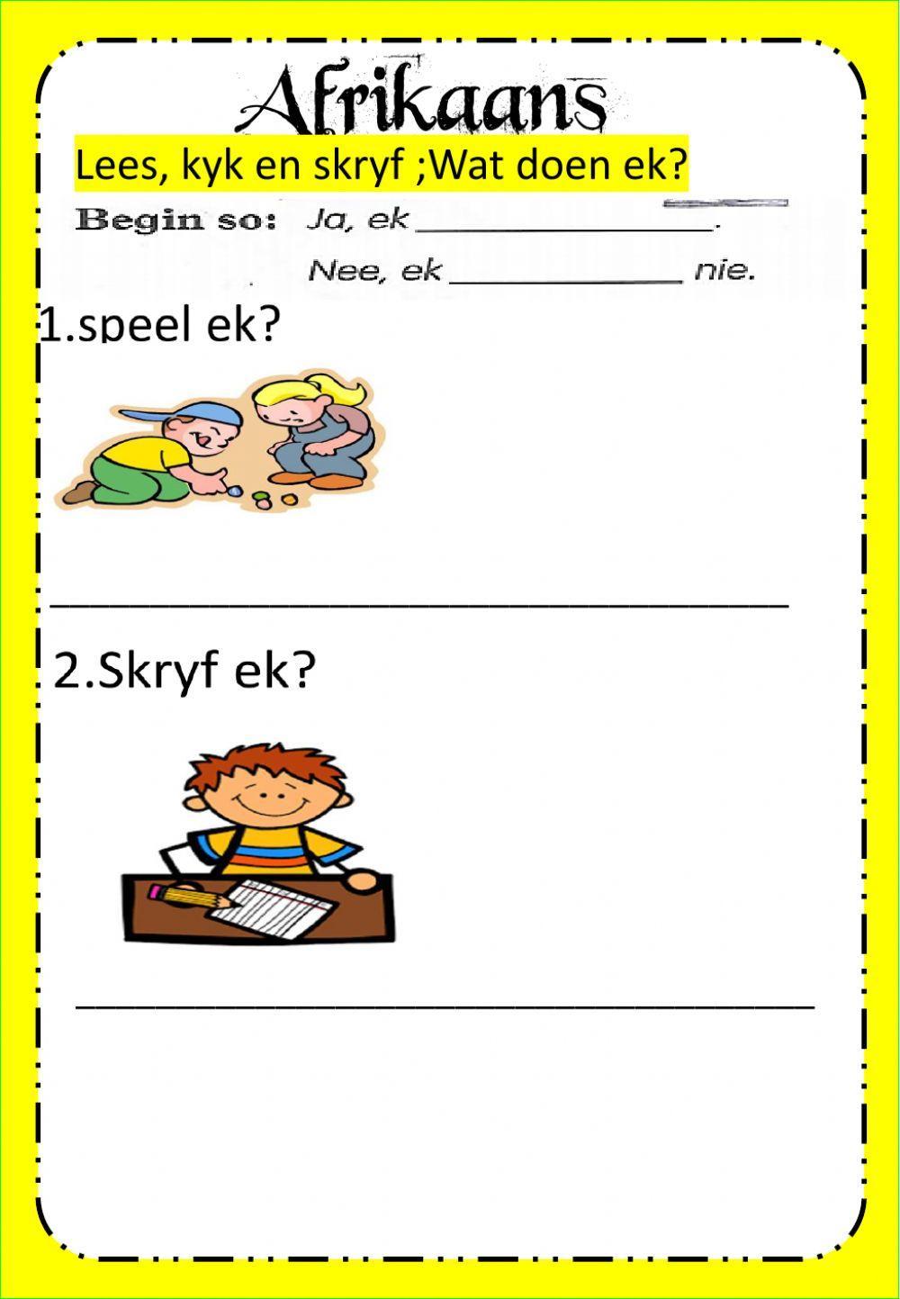 390127 | Afrikaans | LilScholarTeacher | LiveWorksheets