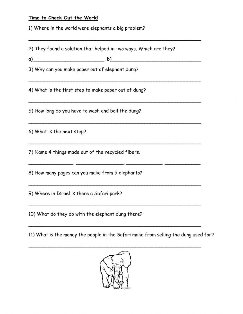 Time to check out the world