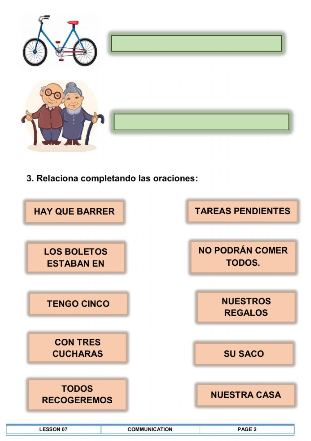 Determinantes (posesivo y numeral)