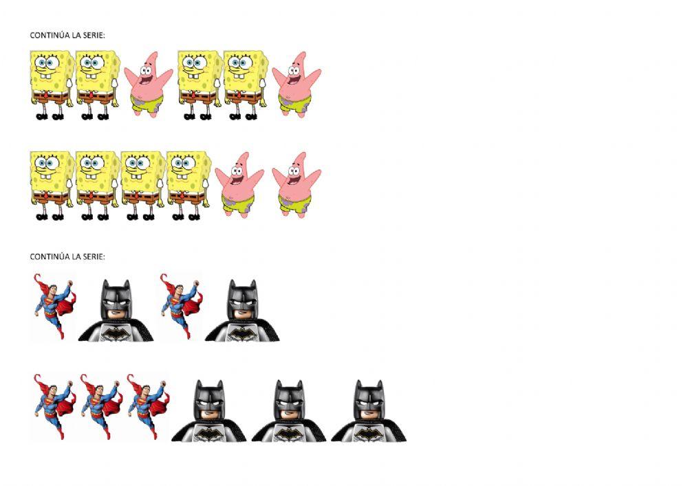 Serie con dibujos animados