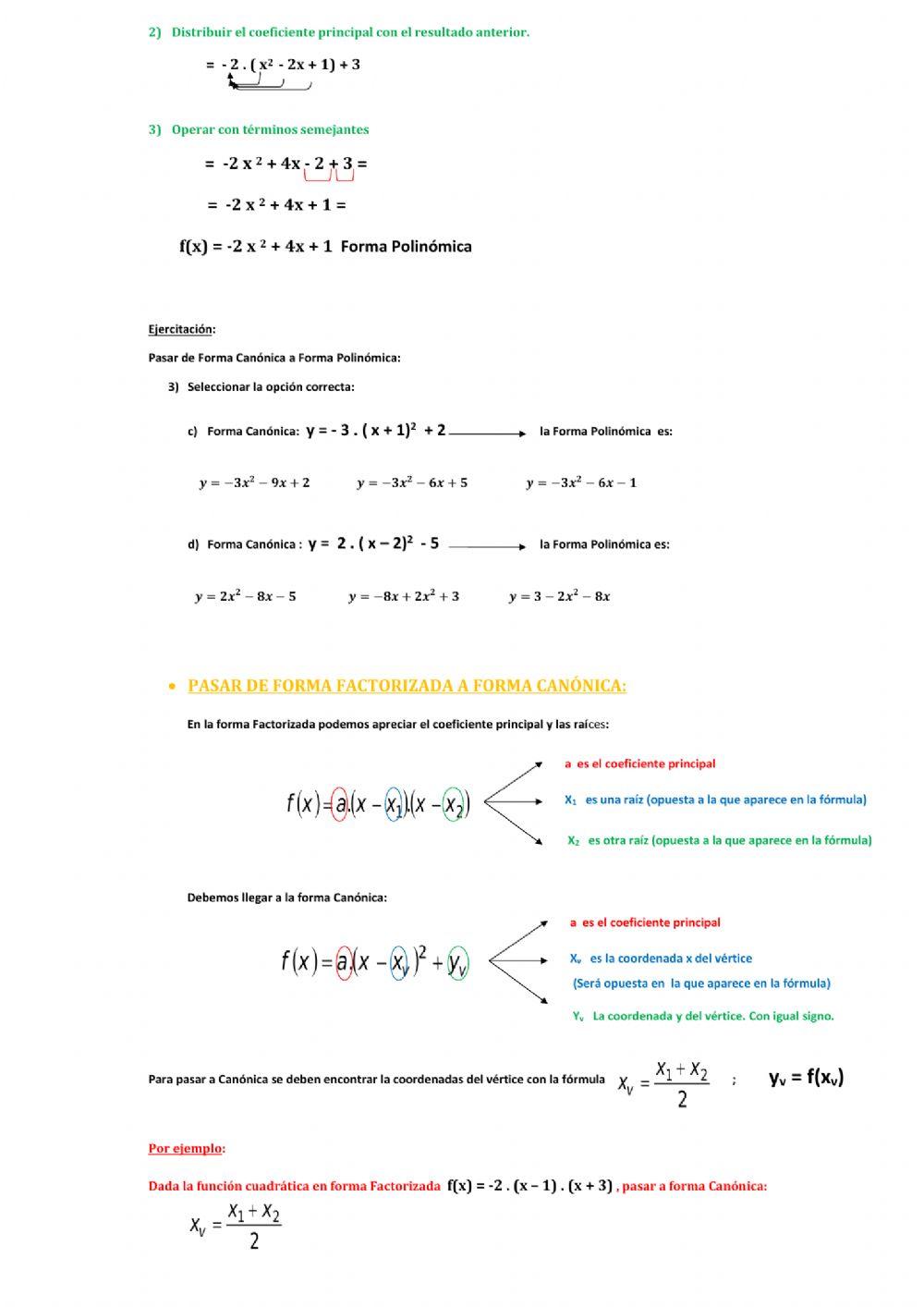 Función Cuadrática