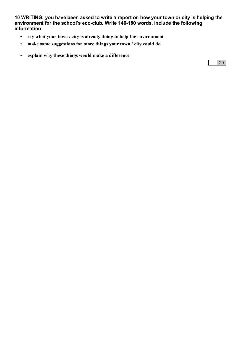 EF Upper int test Unit 4