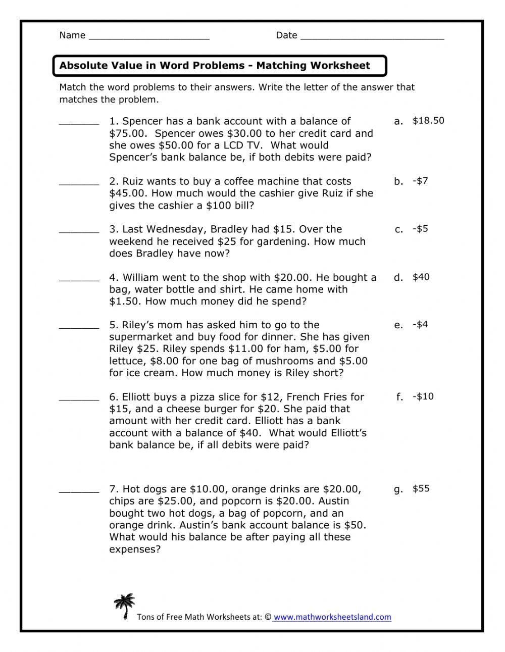 Absolute Value Word Problems Matching 4321886 LakAntWil absolute-value-word-problems-matching-4321886-lakantwil