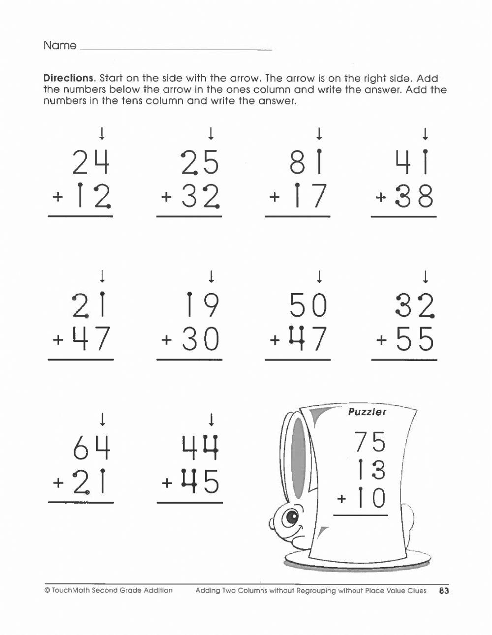 6091592 touch math double digit addition jennifer