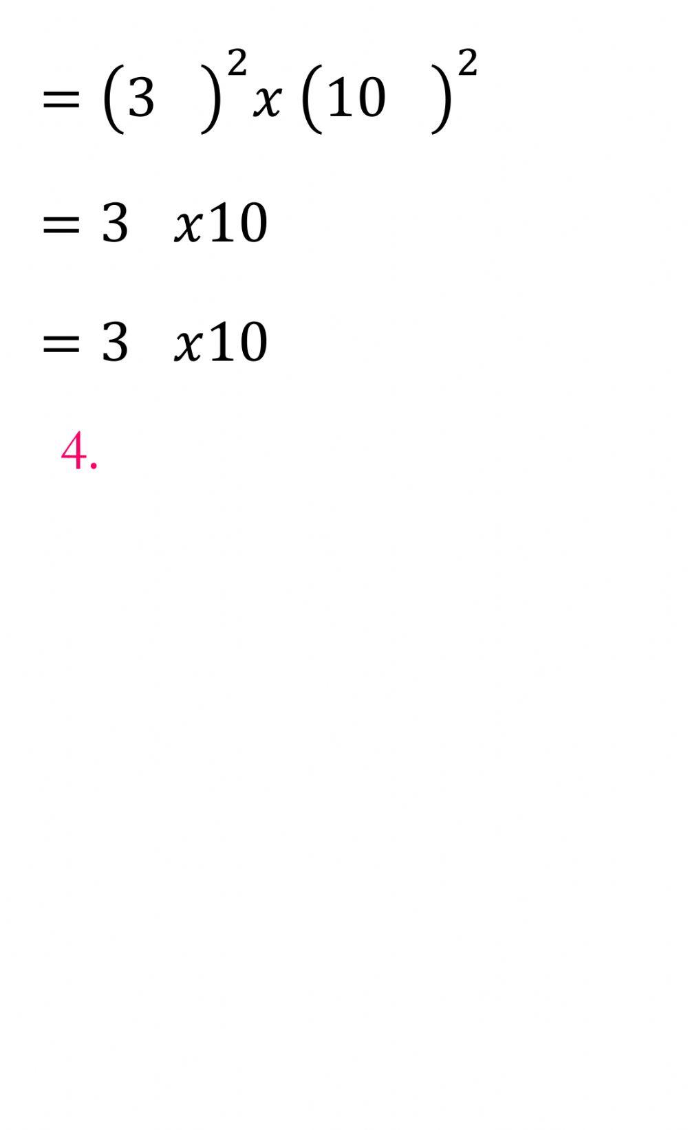 Uso de las propiedades de la potencia