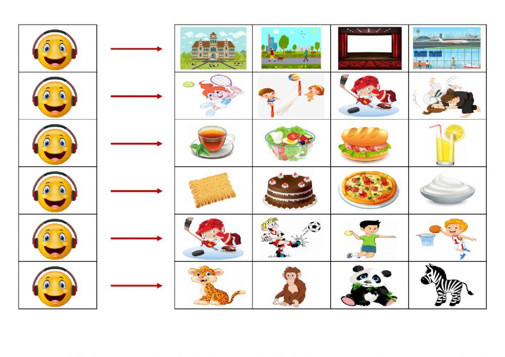 2.1 words listen and choose