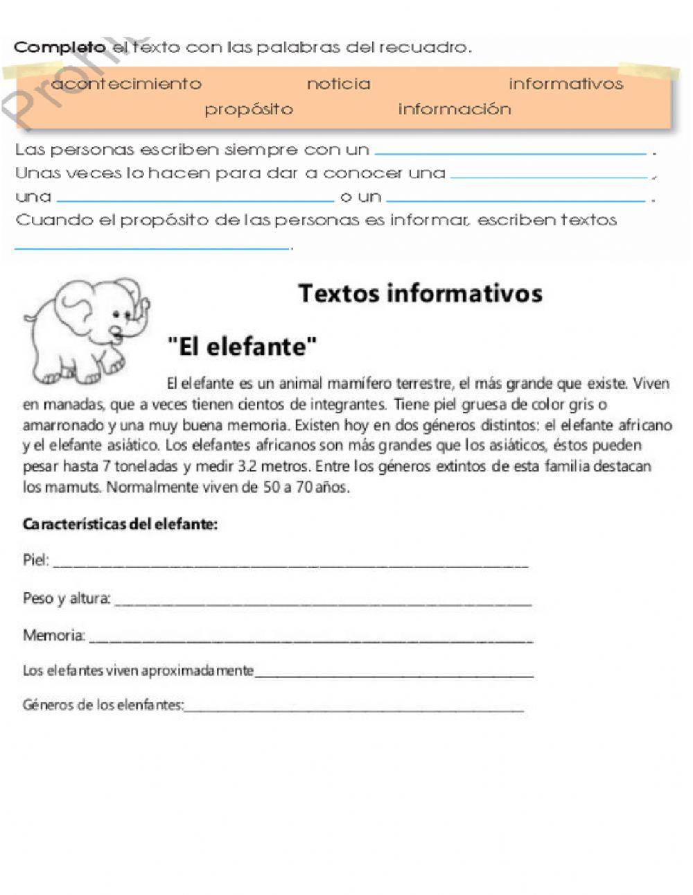 Textos informativos elaborado por : Carlos Portilla