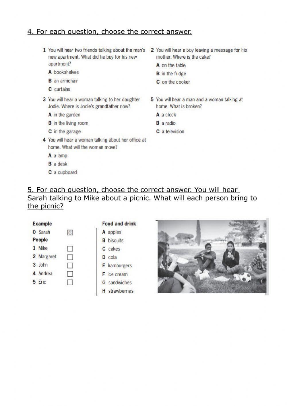 Third integrative ket listening