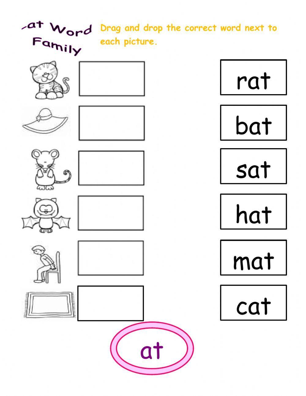 at-word-family-interactive-worksheet-live-worksheets