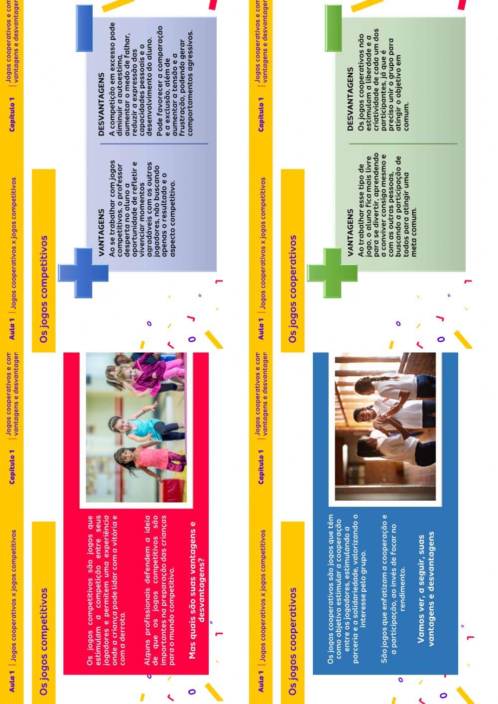 Jogos cooperativos e competitivos