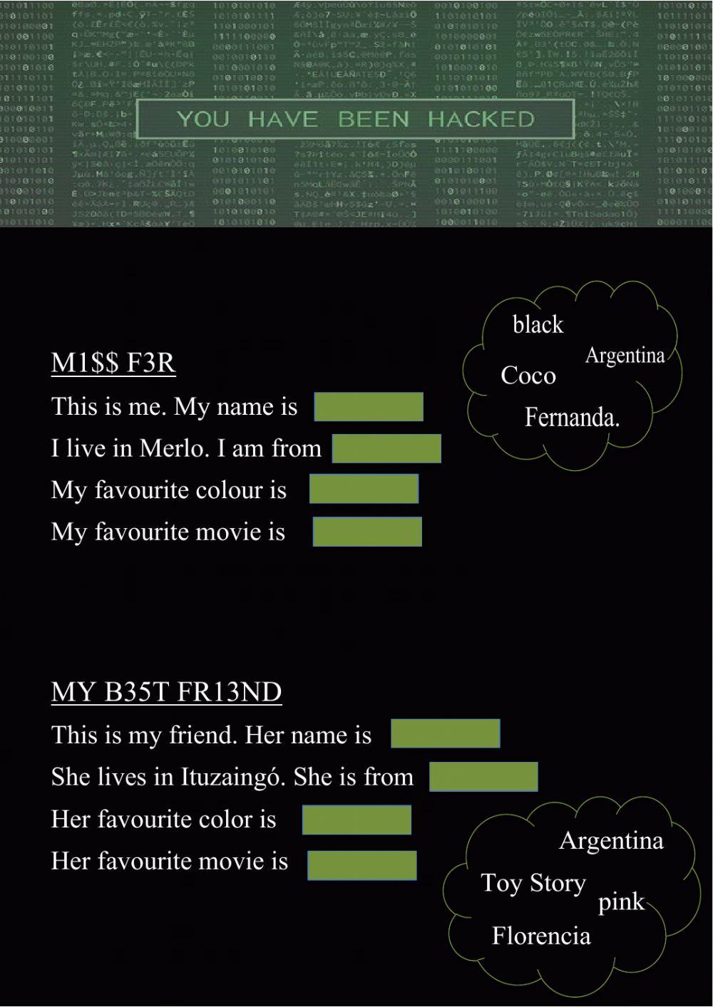 Listen and move the words to the correct place!