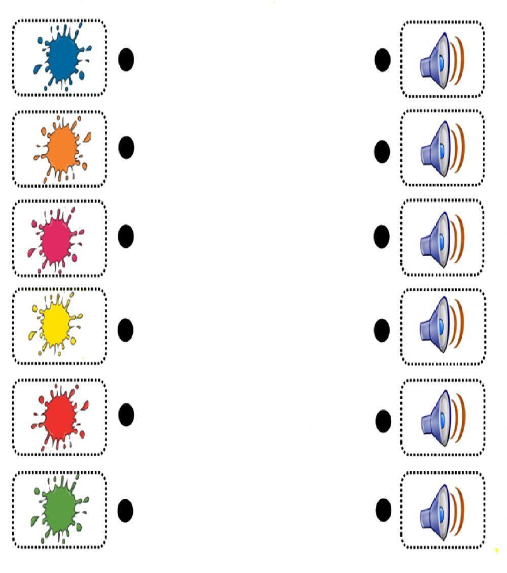 Relacion de colores con audio