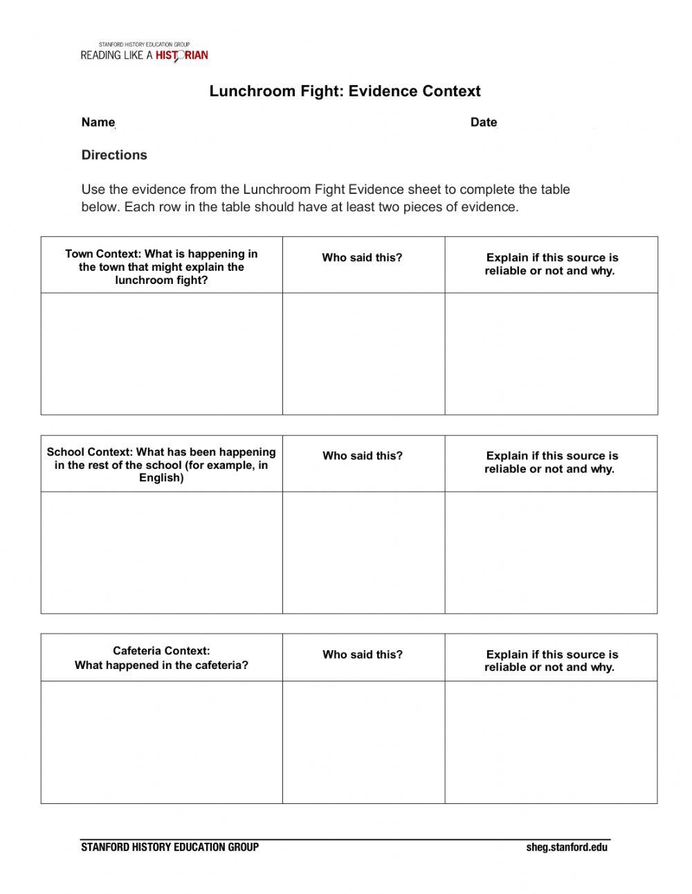 Lunchroom Fight 2 worksheet | Live Worksheets lunchroom-fight-2-worksheet-live-worksheets
