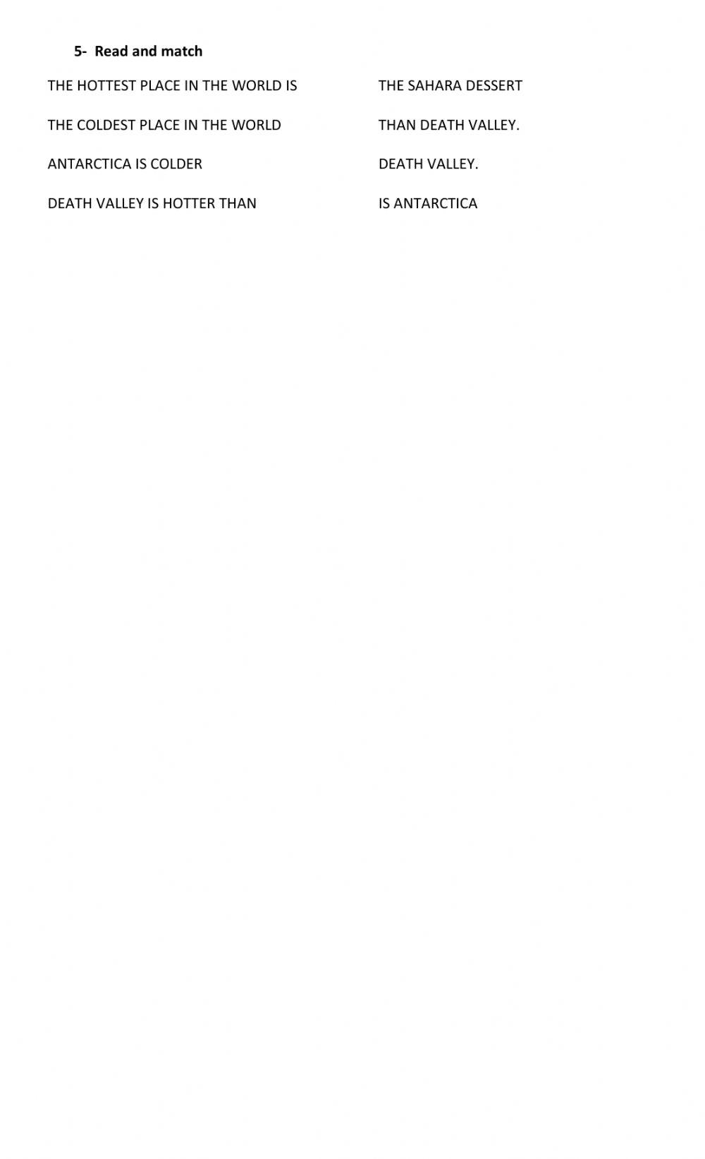 Comparatives-Superlatives