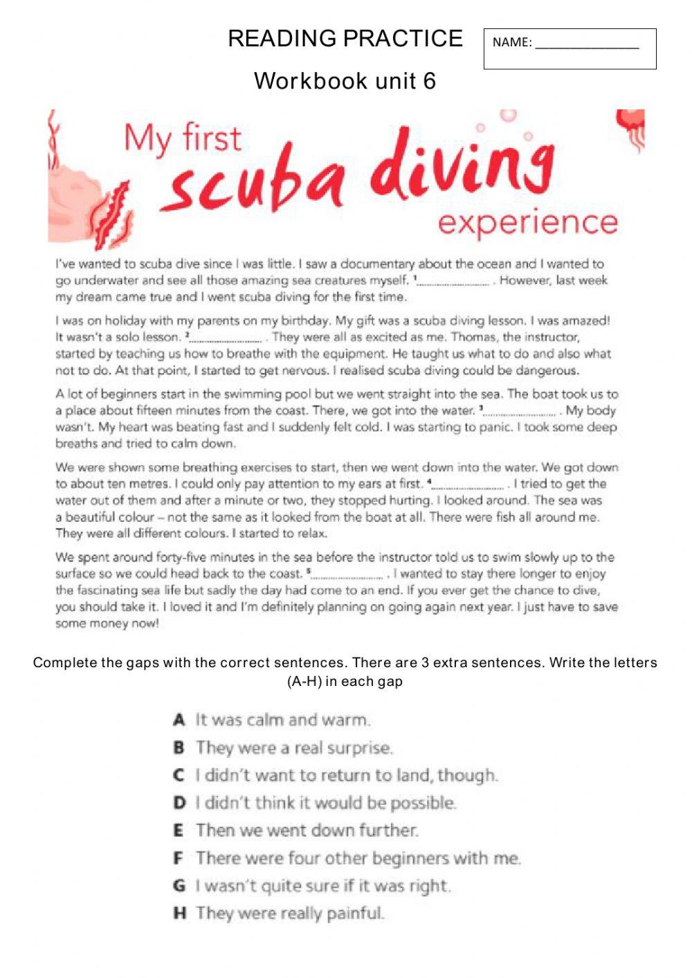 Reading comprehension