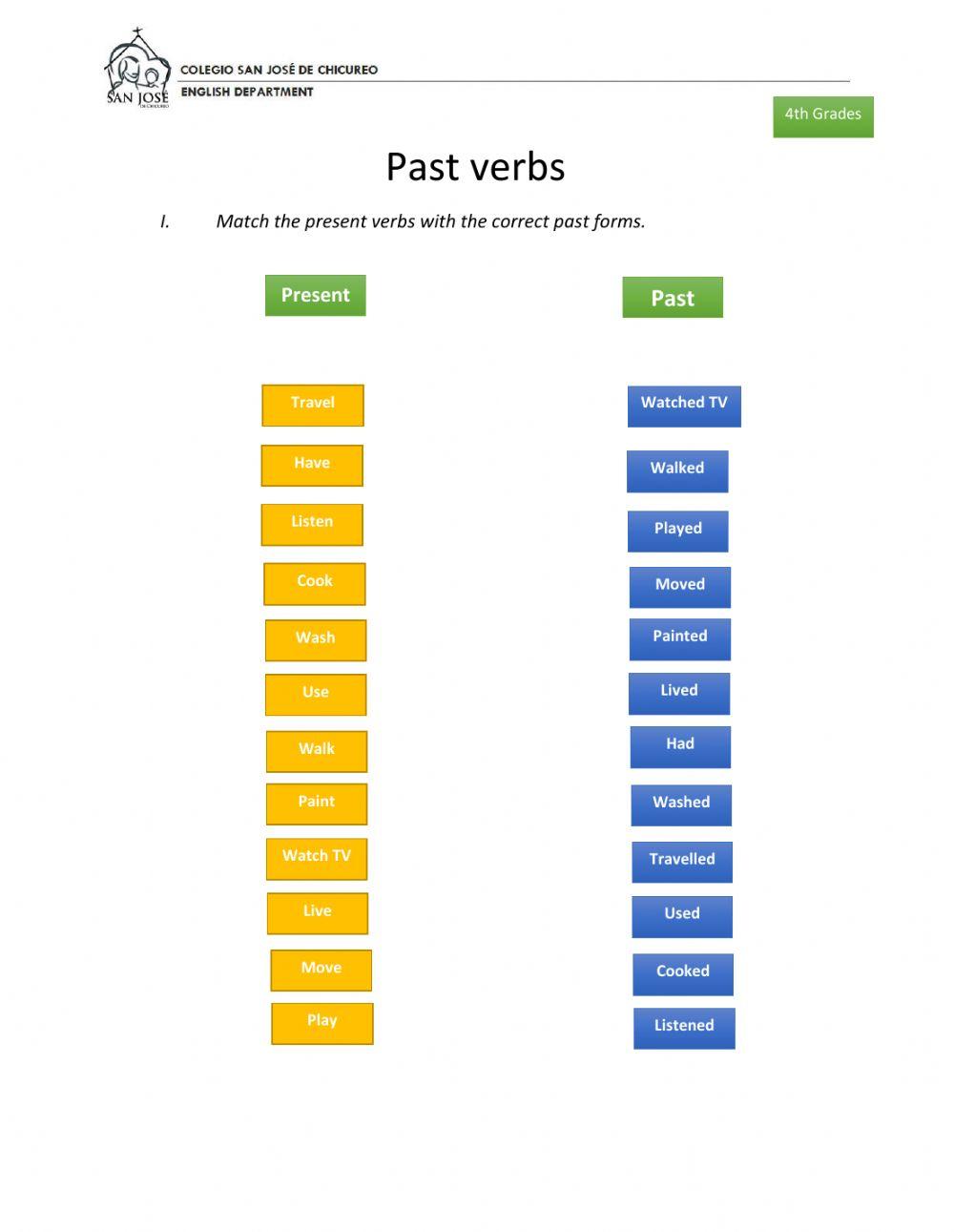 Verbs in Past