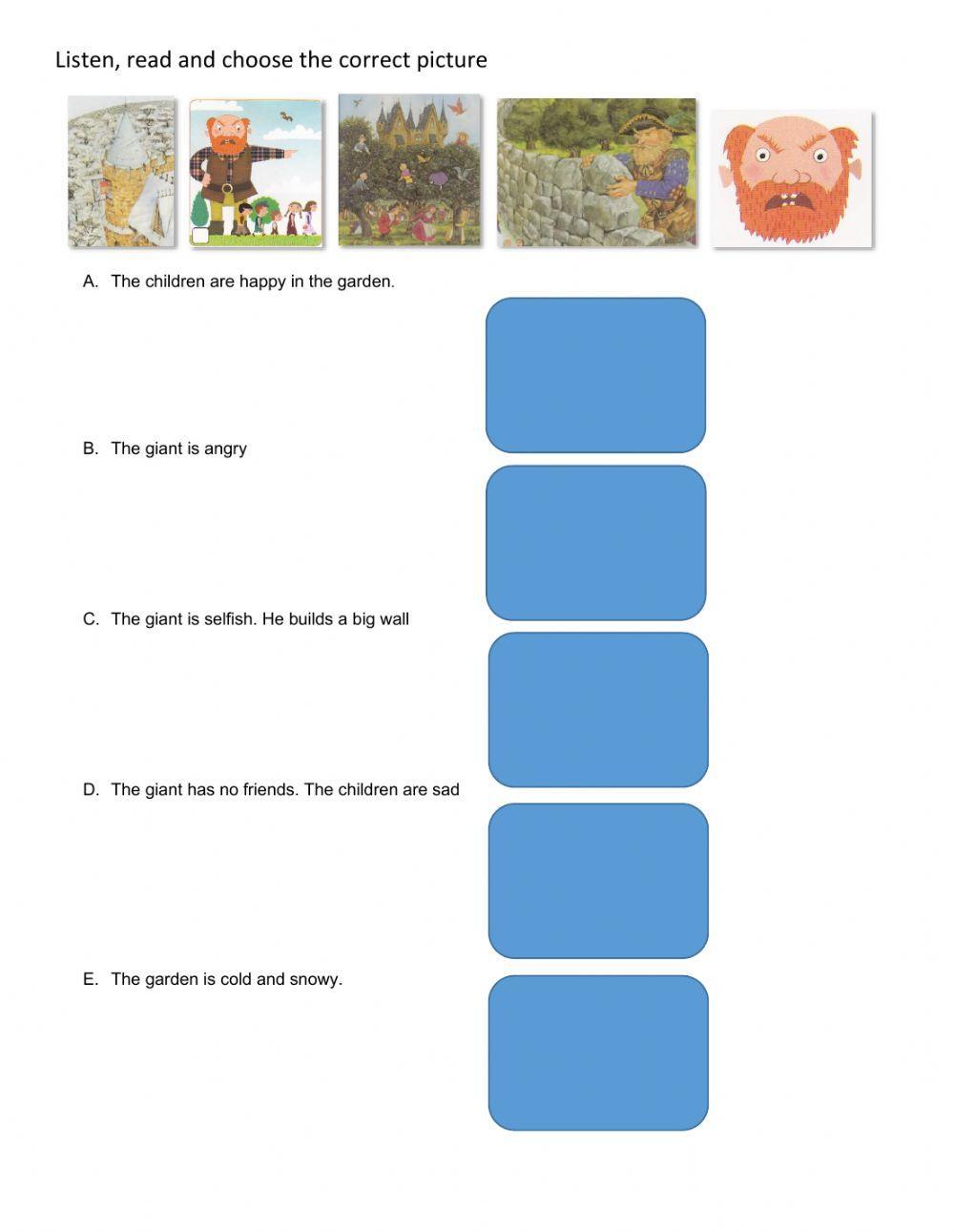 The Selfish Giant Online Activity Live Worksheets the-selfish-giant-online-activity-live-worksheets