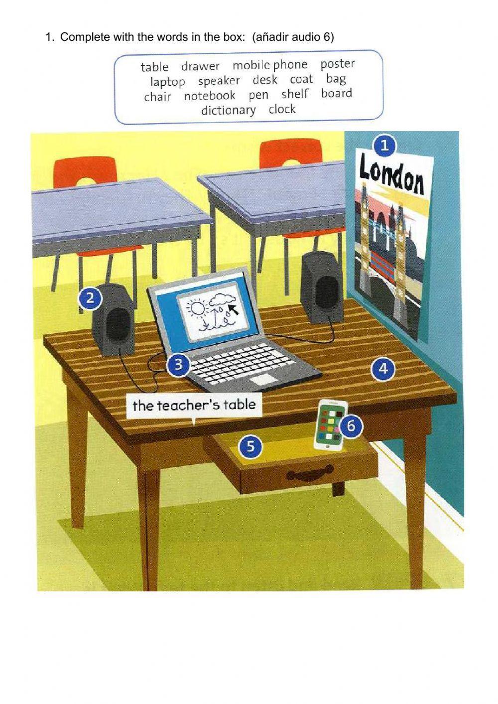 Prepositions of place