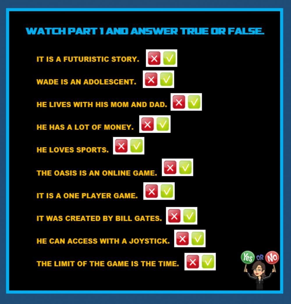 Ready Player One Part 1