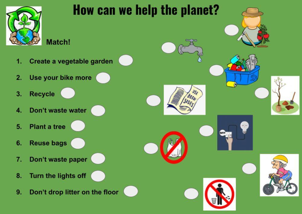 How can we help the planet?