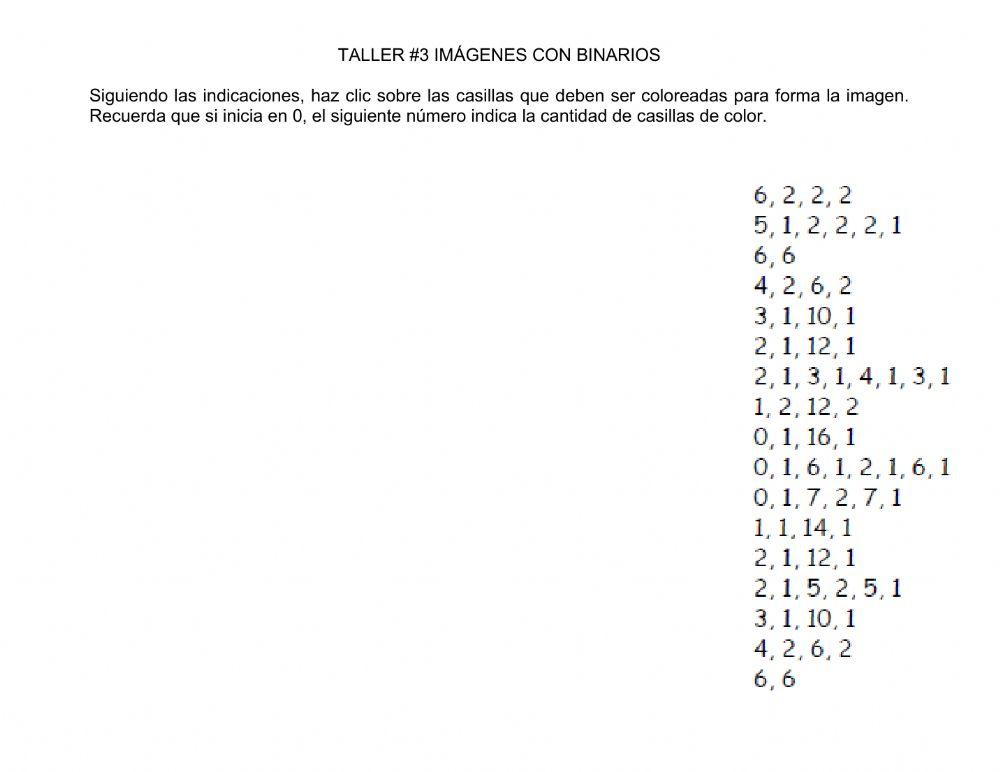 Taller 3 Imágenes con Binarios