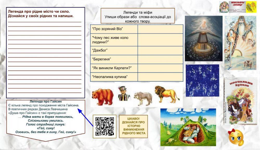 Українська література 5 кл