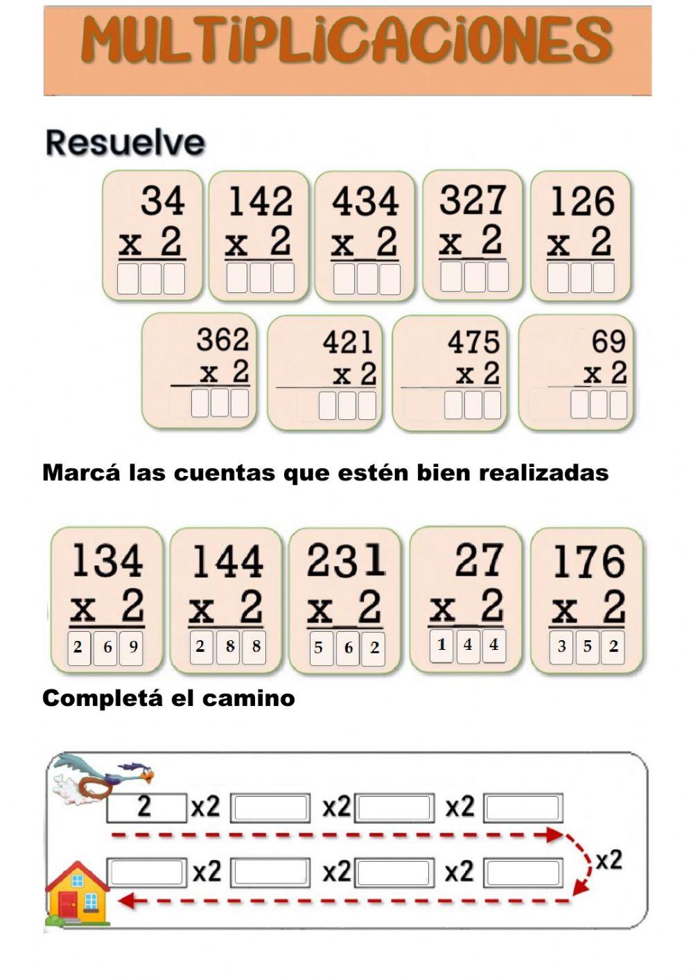 Multiplicaciones