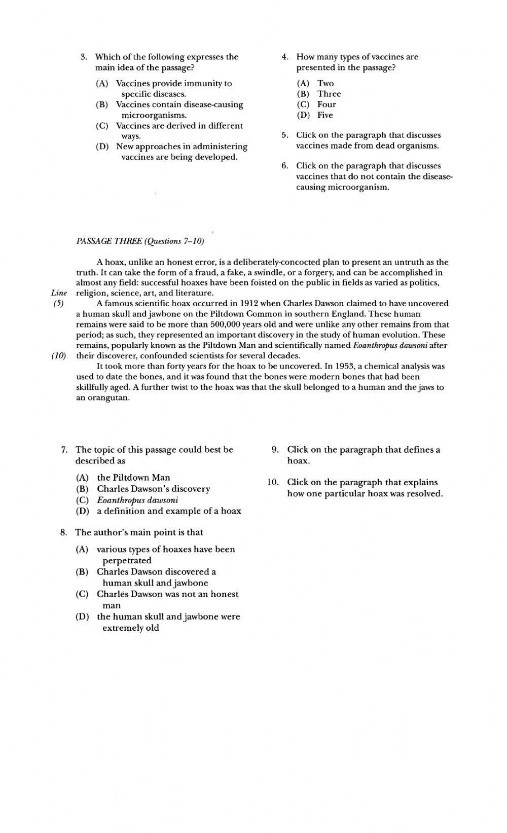 Reading Skill 1 and 2 (Toefl)