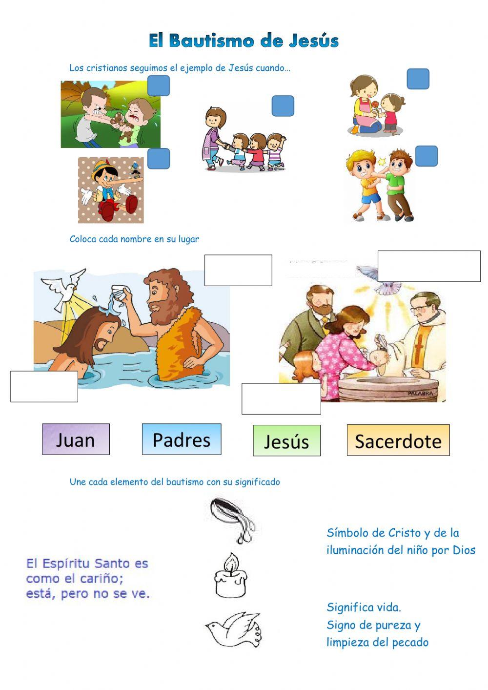 El bautismo de Jesús