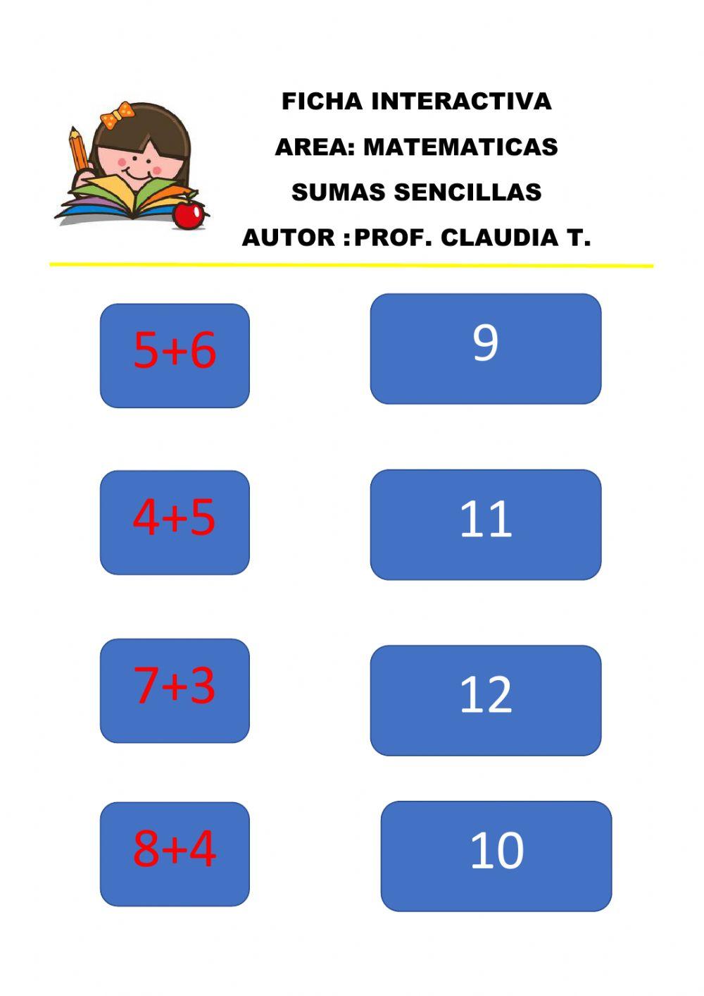 Sumas sencillas