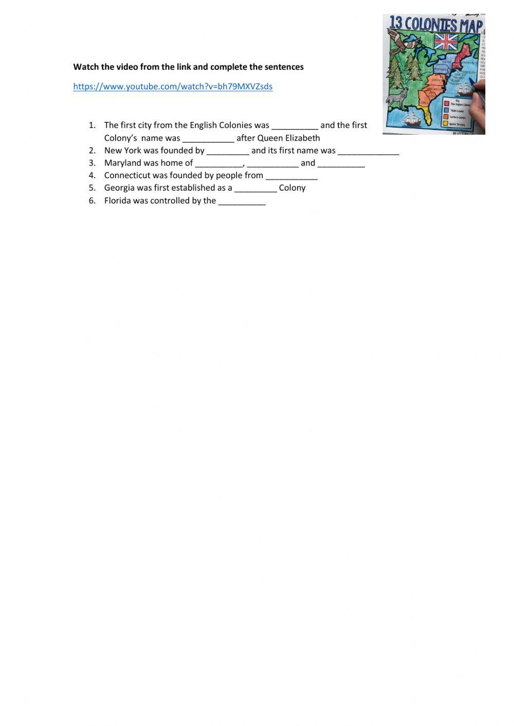 Watch the video and complete