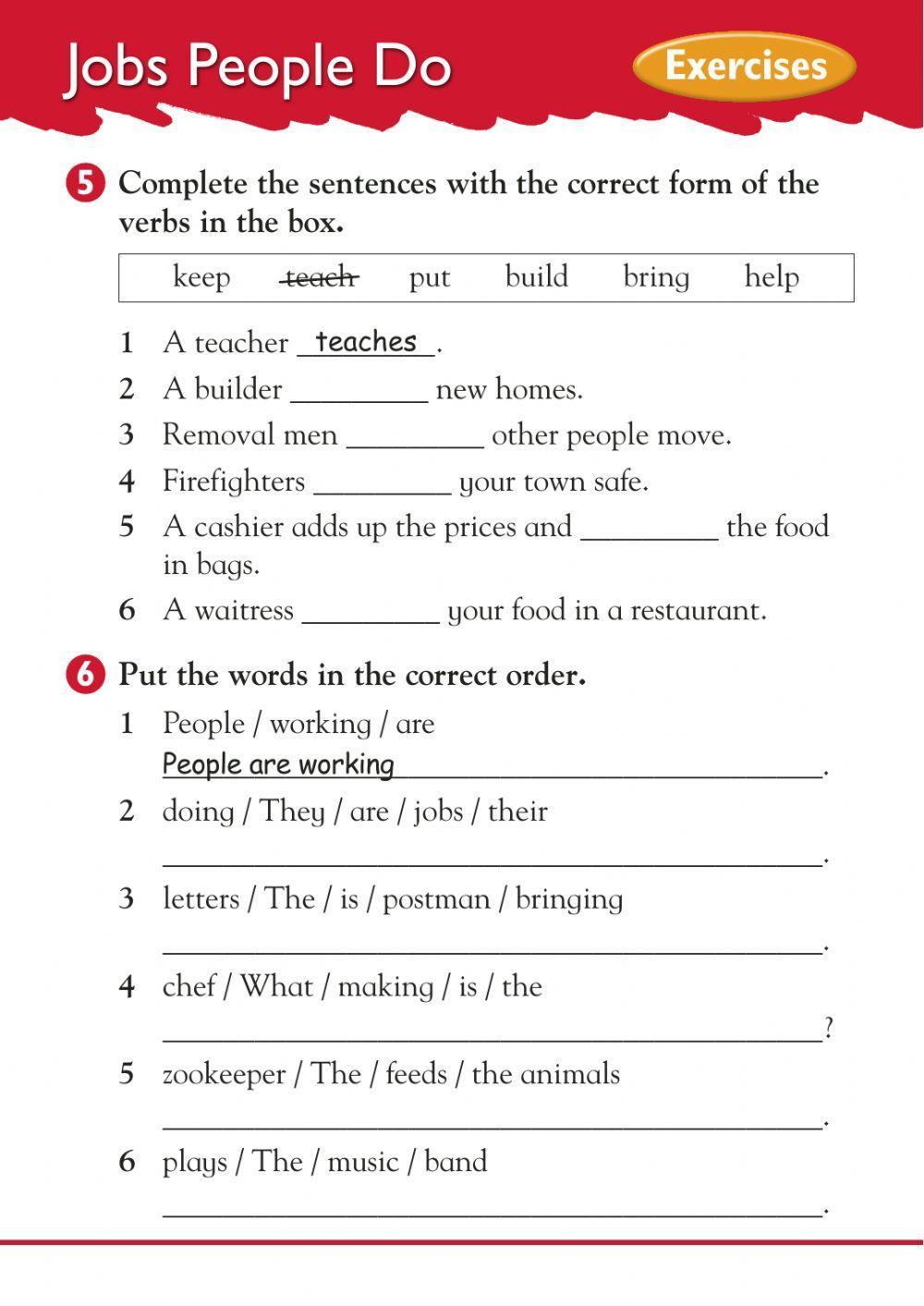 Jobs people do Jobs people do